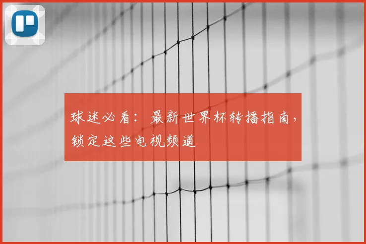 球迷必看：最新世界杯转播指南，锁定这些电视频道