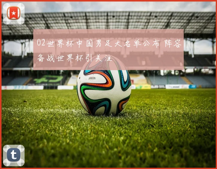 02世界杯中国男足大名单公布 阵容备战世界杯引关注